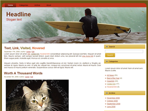 screenshot Free WordPress Theme Surfing2